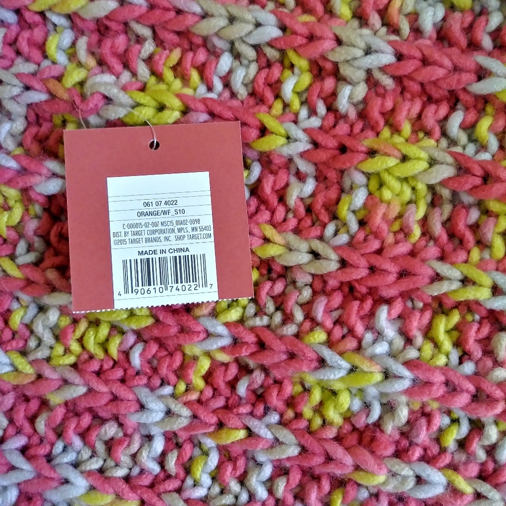 Pink Multi-Colored Infinity Scarf - Picture 4 of 6